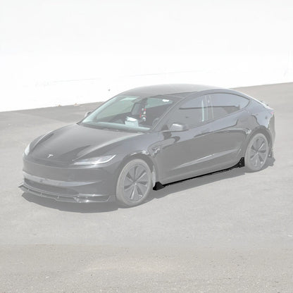 2024-Up Tesla Model 3 Track Style Side Skirts Rocker Panel image 2