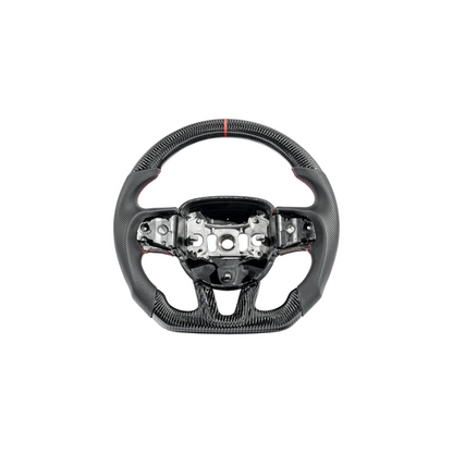 2015-Up Durango Carbon Fiber Peforated Leather Steering Wheel image 5