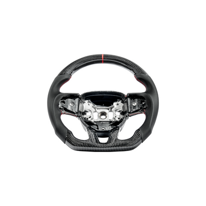 2015-Up Durango Carbon Fiber Peforated Leather Steering Wheel image 6