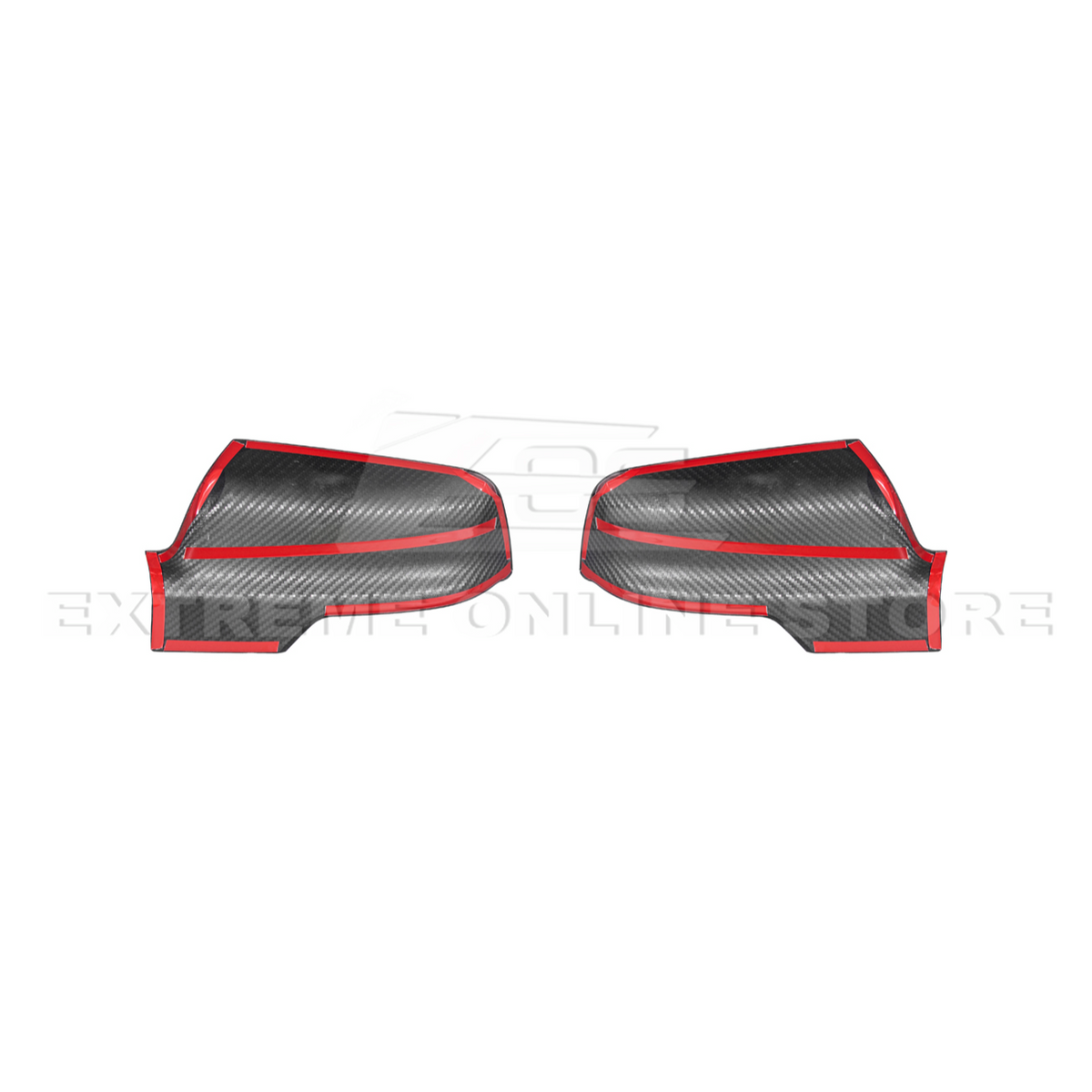2019-Up Ram 1500 | Factory Style Dry Carbon Fiber Tape On Side Mirror Cap Covers image 22