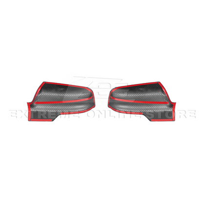 2019-Up Ram 1500 | Factory Style Dry Carbon Fiber Tape On Side Mirror Cap Covers image 22