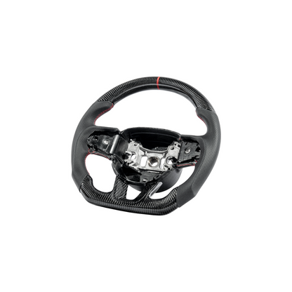 2015-Up Durango Carbon Fiber Peforated Leather Steering Wheel image 7