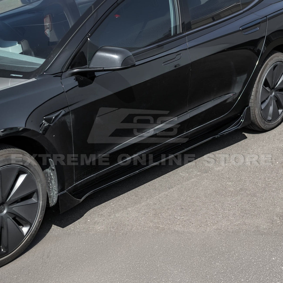 2024-Up Tesla Model 3 Track Style Side Skirts Rocker Panel image 7