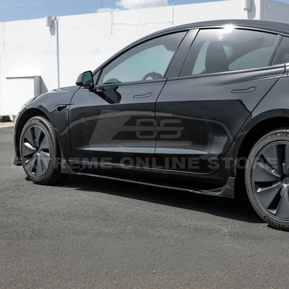 2024-Up Tesla Model 3 Track Style Side Skirts Rocker Panel image 6