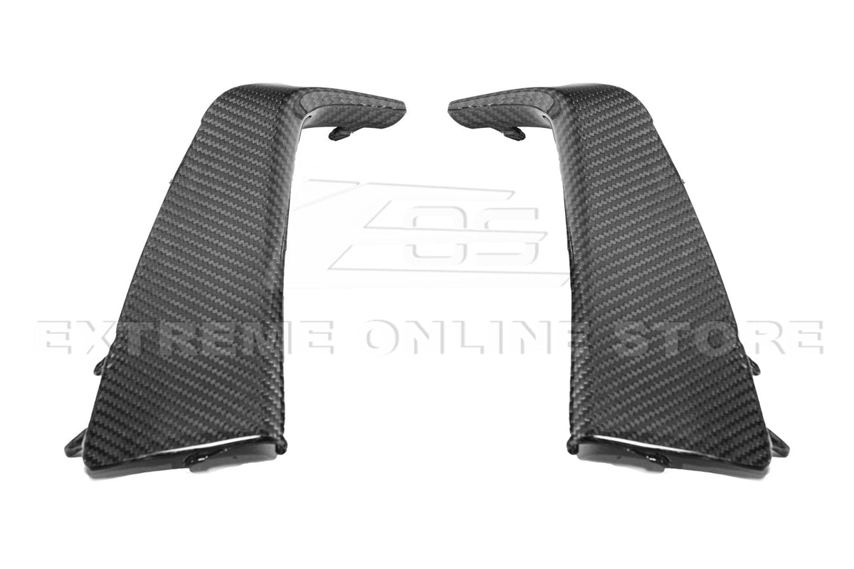 Chevrolet Corvette C7 ZR1 DRY CARBON FIBER Bumper Vent Brows Insert image 12
