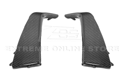 Chevrolet Corvette C7 ZR1 DRY CARBON FIBER Bumper Vent Brows Insert image 12
