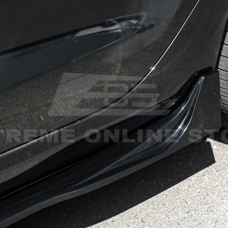 2024-Up Tesla Model 3 Track Style Side Skirts Rocker Panel image 9