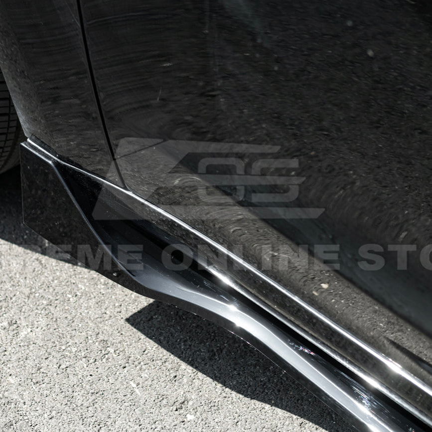 2024-Up Tesla Model 3 Performance Style Side Skirts Rocker Panel Pair image 7