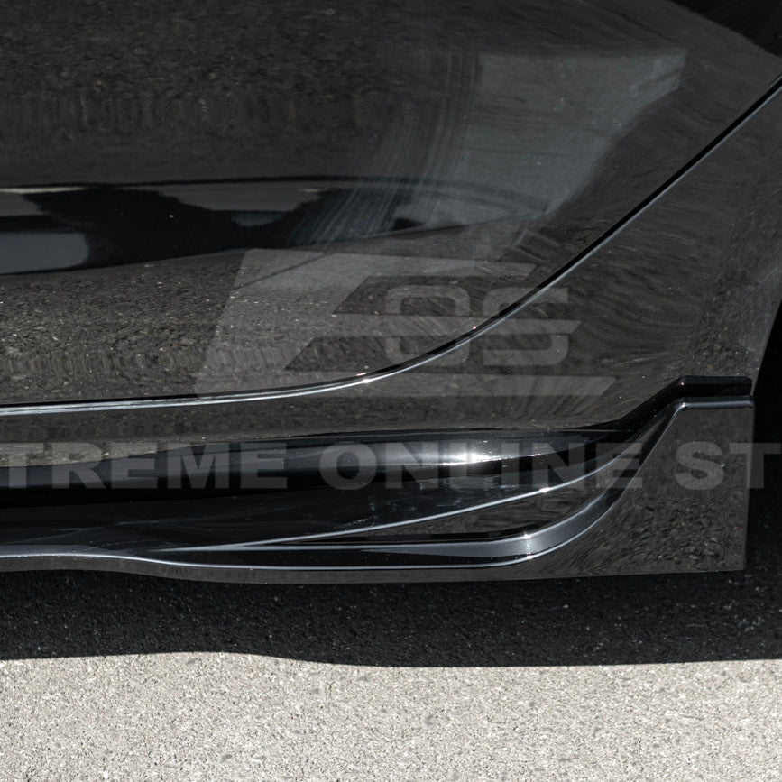 2024-Up Tesla Model 3 Track Style Side Skirts Rocker Panel image 10
