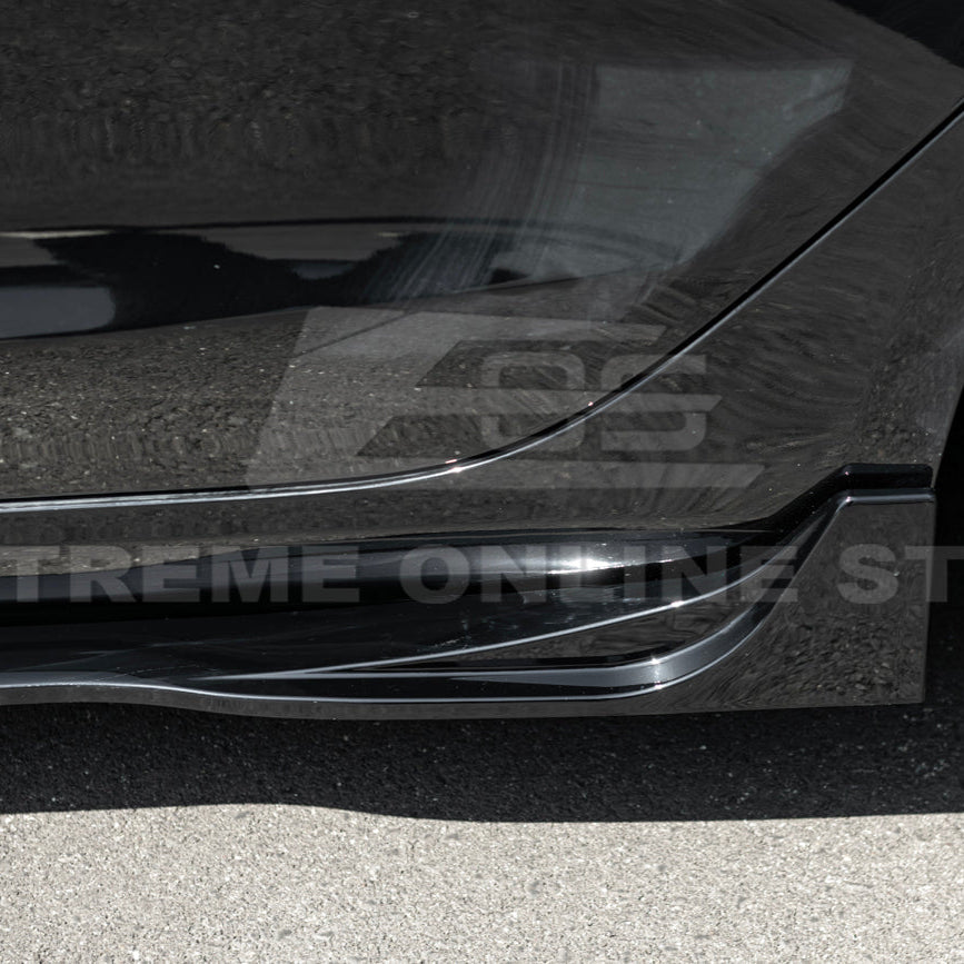2024-Up Tesla Model 3 Performance Style Side Skirts Rocker Panel Pair image 8