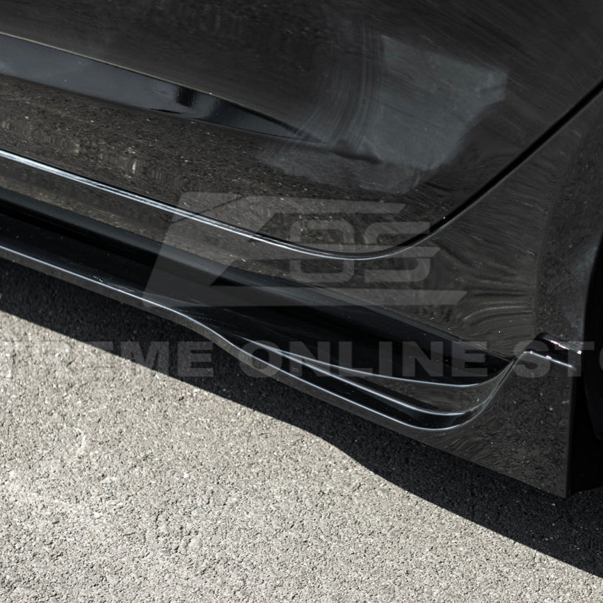 2024-Up Tesla Model 3 Performance Style Side Skirts Rocker Panel Pair image 9