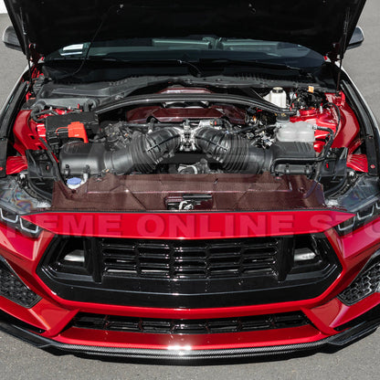 2024-Up Ford Mustang S650 Dark Horse Dry Carbon Fiber Engine Strut Brace Tower Bar image 4