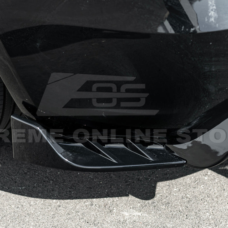 2024-Up Tesla Model 3 Performance Style Rear Bumper Diffuser Lip image 11