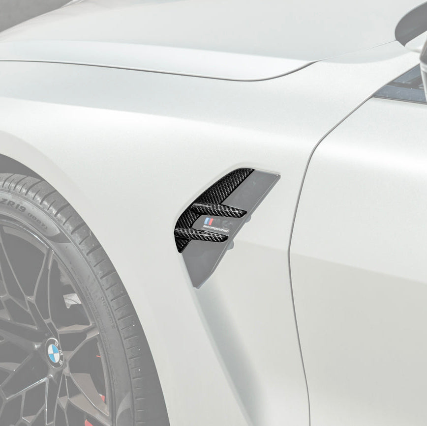 2021-Up BMW G82 G83 M4 Factory Replacement CARBON FIBER Side Fender Vent Covers image 1