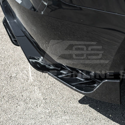 2024-Up Tesla Model 3 Performance Style Rear Bumper Diffuser Lip image 15