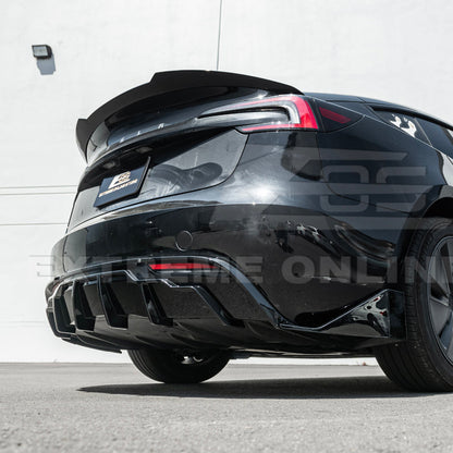 2024-Up Tesla Model 3 Track Style Rear Bumper Diffuser Lip image 7