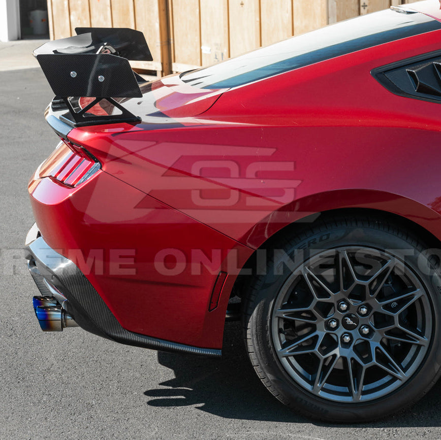 2024+ Ford Mustang V2 Package Carbon Fiber Rear Bumper Diffuser image 53