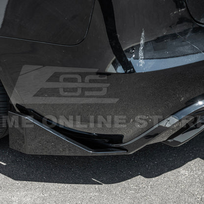 2024-Up Tesla Model 3 Track Style Rear Bumper Diffuser Lip image 11