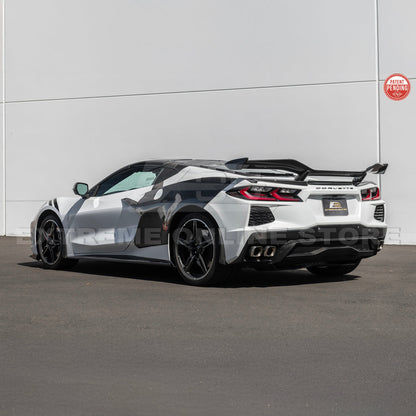 Z06 Conversion Corvette C8 All Model DRY CARBON FIBER Rear High Wing image 5