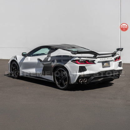 Z06 Conversion Corvette C8 All Model DRY CARBON FIBER Rear High Wing image 4