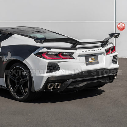 Z06 Conversion Corvette C8 All Model DRY CARBON FIBER Rear High Wing image 7