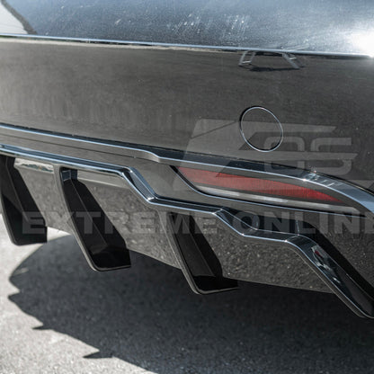 2024-Up Tesla Model 3 Track Style Rear Bumper Diffuser Lip image 17