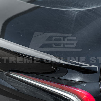 2024-Up Tesla Model 3 Track Style Rear Trunk Wing Spoiler image 13
