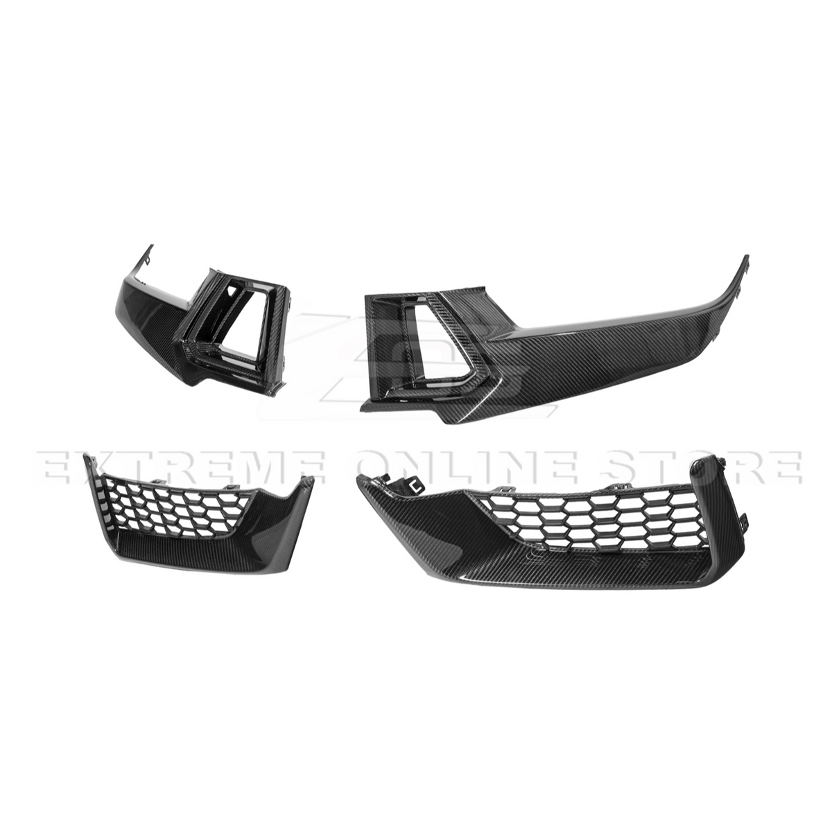 2024+ Ford Mustang Dark Horse DRY CARBON FIBER Front Grille Insert image 15