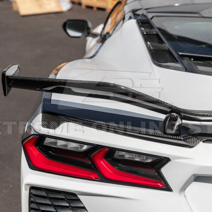 Z06 Conversion Corvette C8 All Model DRY CARBON FIBER Rear High Wing image 15