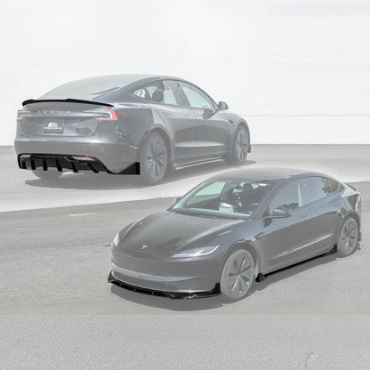 2024-Up Tesla Model 3 Sedan Track Style Body Kit image 2