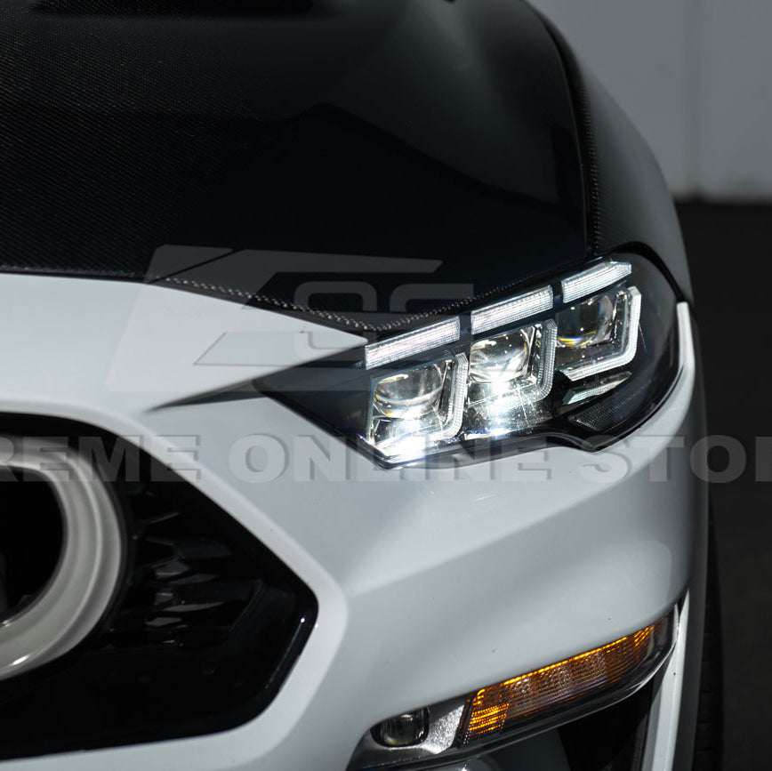 2018-23 Ford Mustang | S650 LED DRL Sequential Signal Projector Headlights image 9