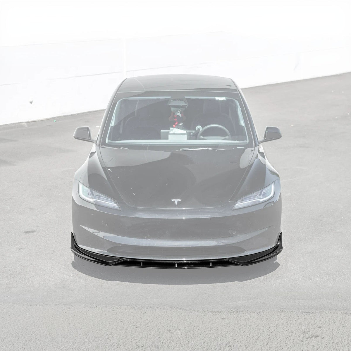2024-Up Tesla Model 3 Track Style Front Lip Splitter image 2