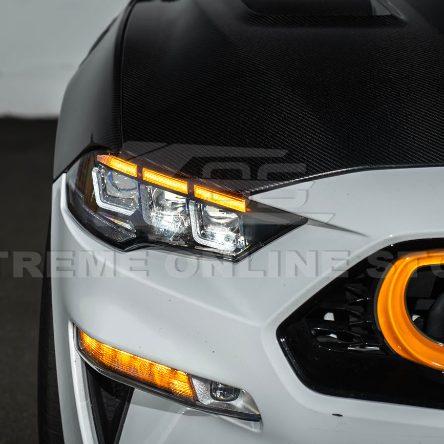 2018-23 Ford Mustang | S650 LED DRL Sequential Signal Projector Headlights image 14