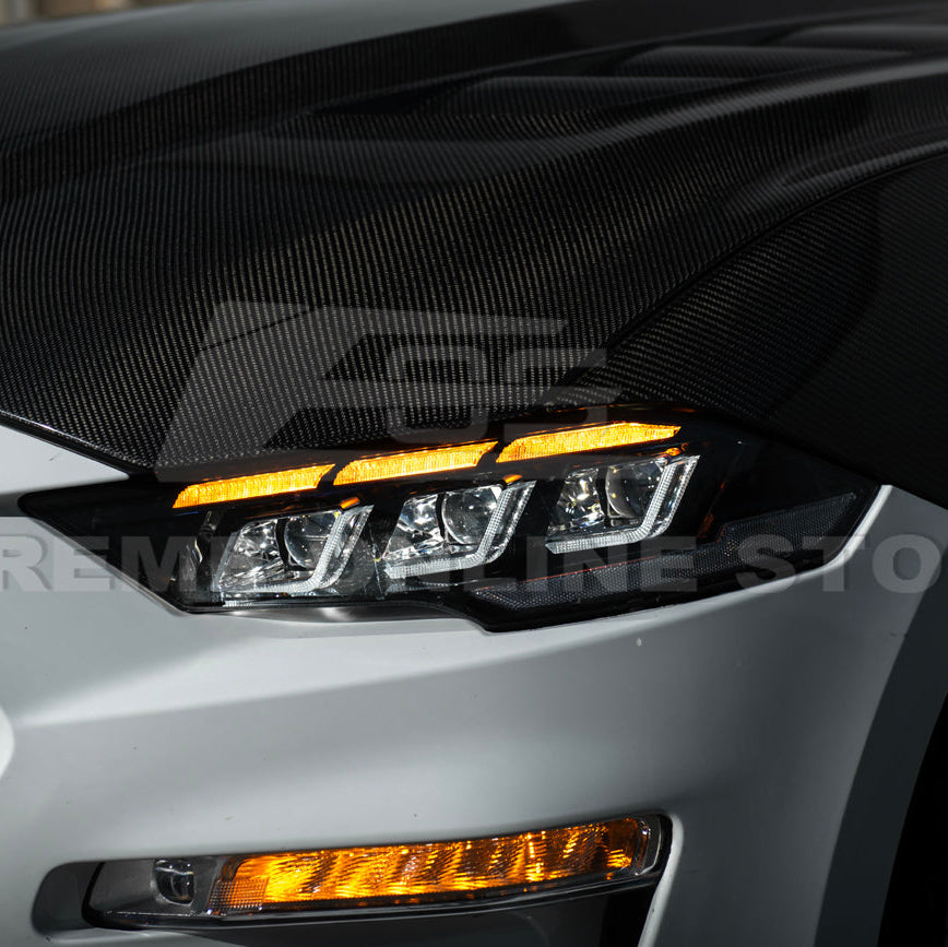 2018-23 Ford Mustang | S650 LED DRL Sequential Signal Projector Headlights image 17