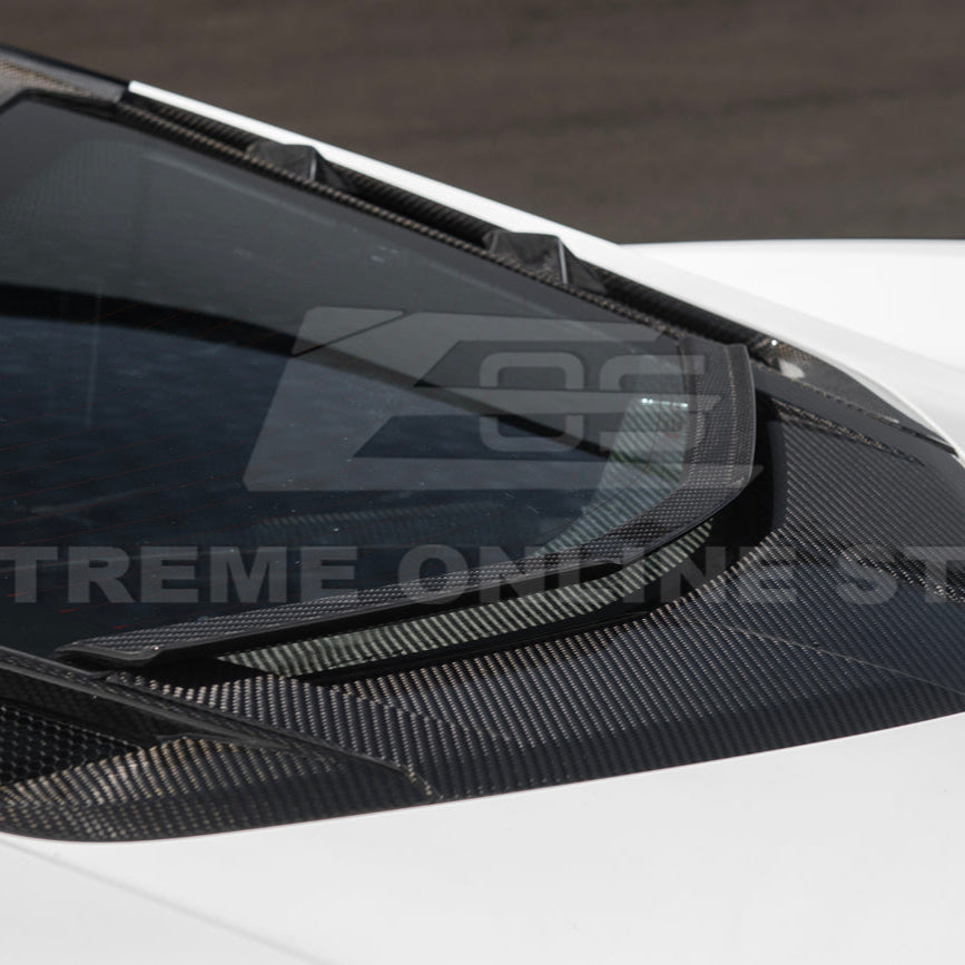 Chevrolet Corvette C8 DRY CARBON FIBER Rear Window Hatch Deck Lid Spoiler image 4