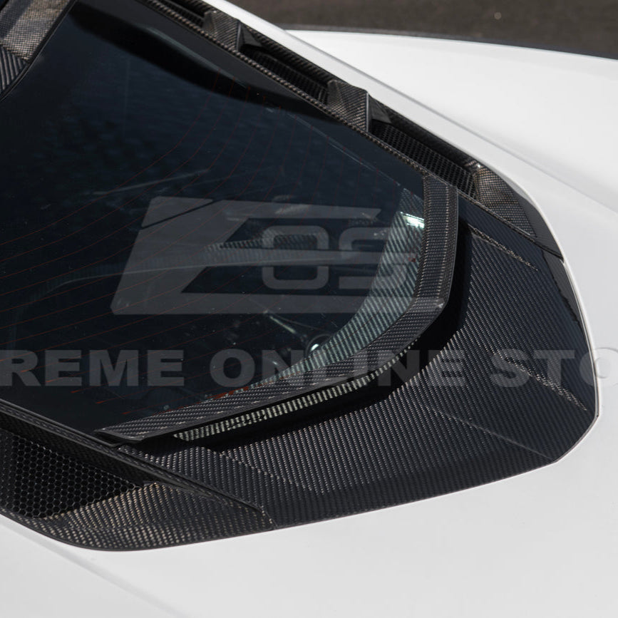 Chevrolet Corvette C8 DRY CARBON FIBER Rear Window Hatch Deck Lid Spoiler image 5