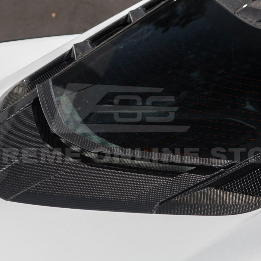 Chevrolet Corvette C8 DRY CARBON FIBER Rear Window Hatch Deck Lid Spoiler image 6