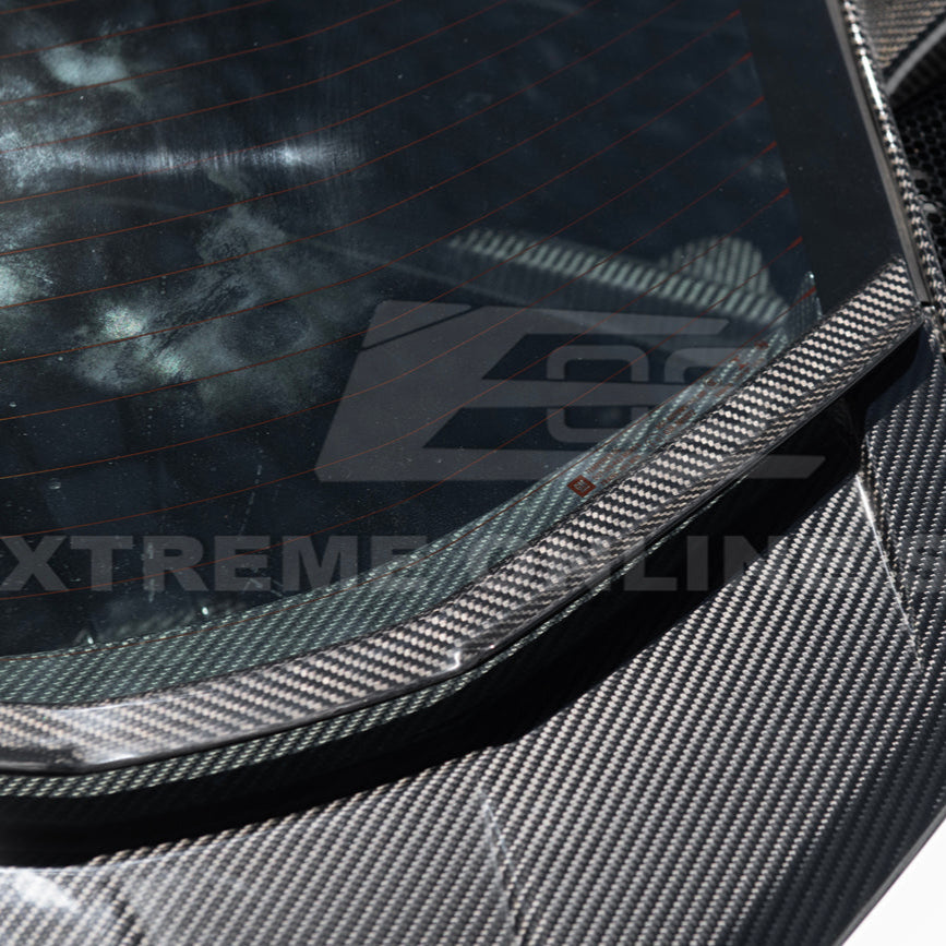 Chevrolet Corvette C8 DRY CARBON FIBER Rear Window Hatch Deck Lid Spoiler image 8