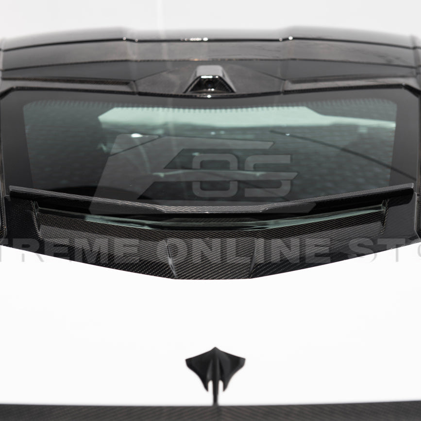 Chevrolet Corvette C8 DRY CARBON FIBER Rear Window Hatch Deck Lid Spoiler image 9