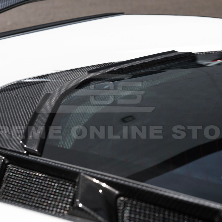Chevrolet Corvette C8 DRY CARBON FIBER Rear Window Hatch Deck Lid Spoiler image 11