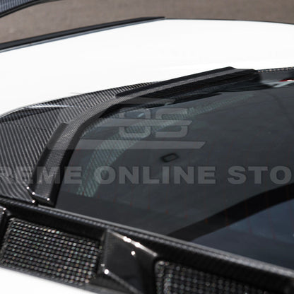 Chevrolet Corvette C8 DRY CARBON FIBER Rear Window Hatch Deck Lid Spoiler image 11