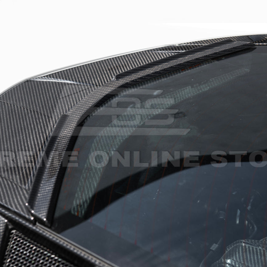 Chevrolet Corvette C8 DRY CARBON FIBER Rear Window Hatch Deck Lid Spoiler image 12
