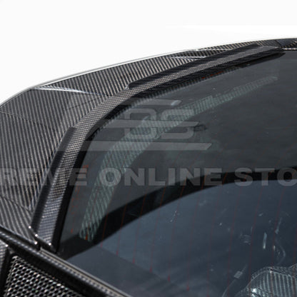 Chevrolet Corvette C8 DRY CARBON FIBER Rear Window Hatch Deck Lid Spoiler image 12