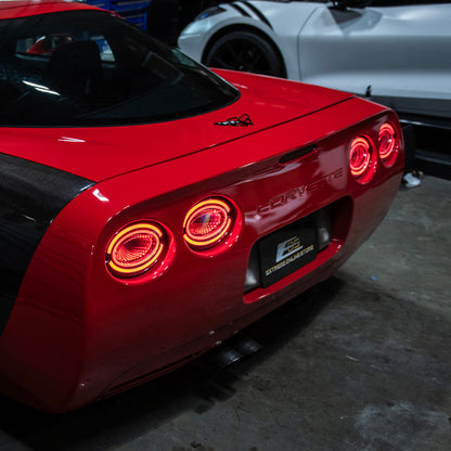 1997-04 Corvette C5 Infinity Style LED Tail Lights (PRE-SALE) image 3
