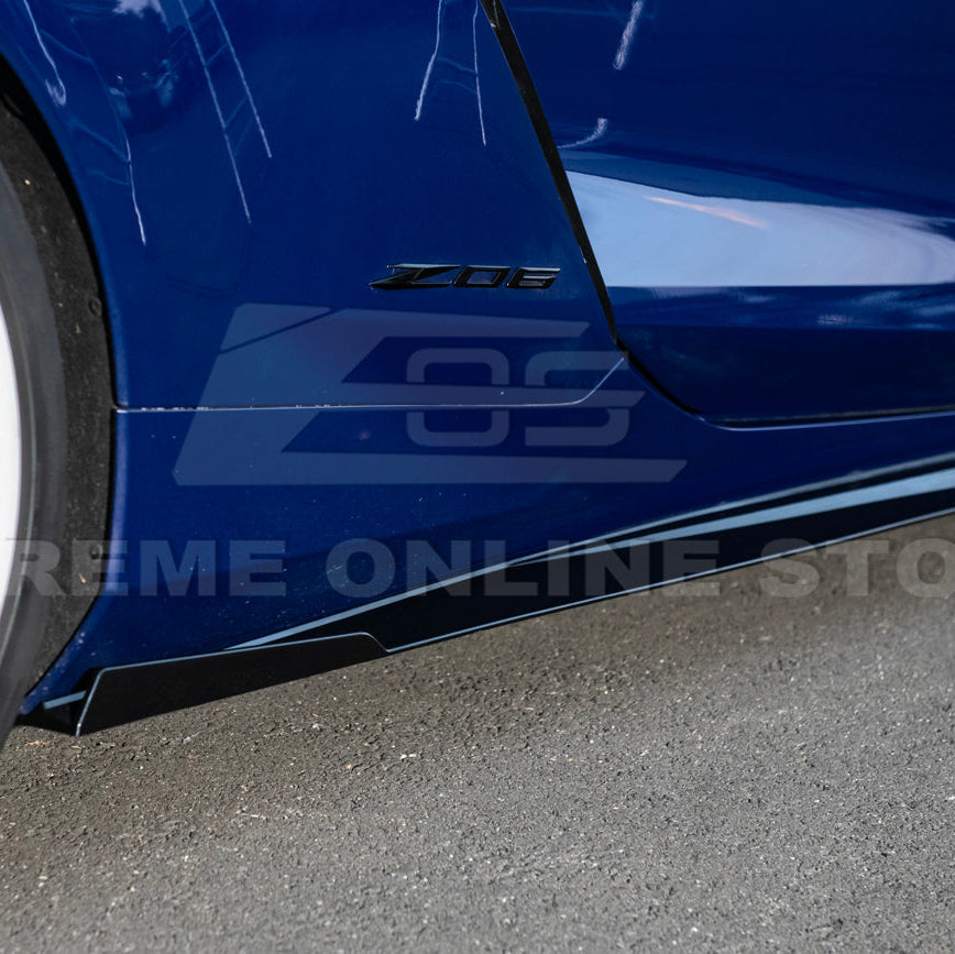 Corvette C8 Models Z06 EOS Performance Track Style Side Skirts image 35