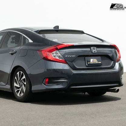 2016-21 Honda Civic Sedan Rear Roof Window Visor image 4