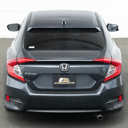2016-21 Honda Civic Sedan Rear Roof Window Visor image 6