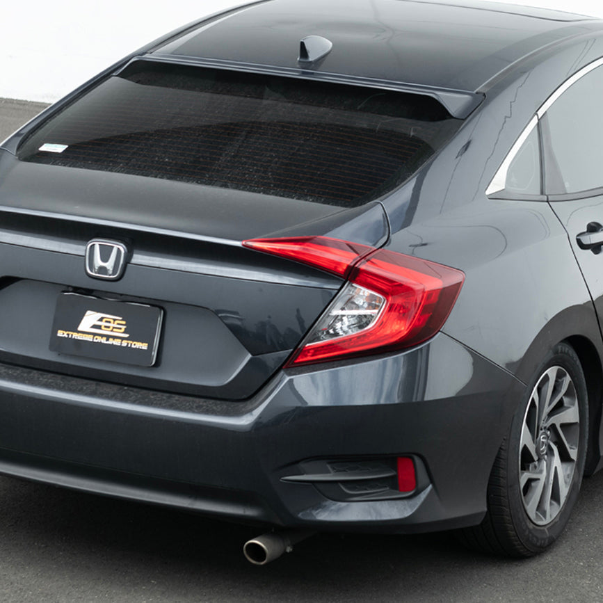 2016-21 Honda Civic Sedan Rear Roof Window Visor image 8