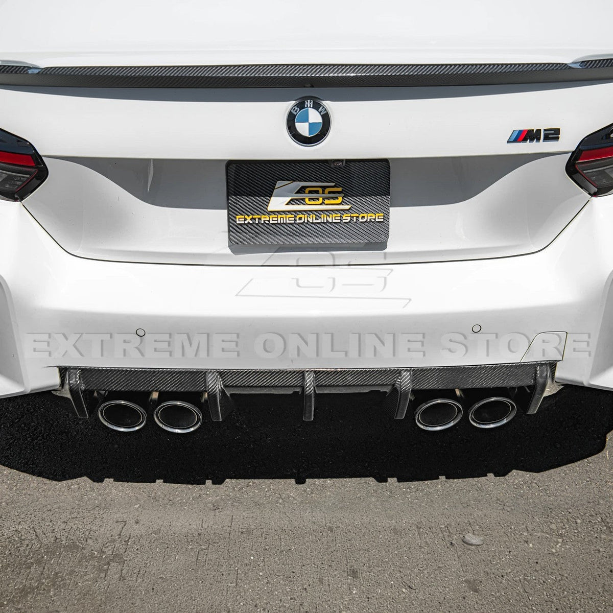 2023-Up BMW G87 M2 Rear Bumper Diffuser image 4