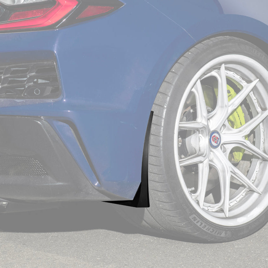 2022-Up Corvette C8 Z06 XL Extended Rear Mud Flaps Splash Guards image 1
